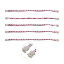 Jst ph 2.0 2 pinos conector de cabo de tomada jst passo 2.0mm 2 p fêmea para terminais de cabeça fêmea fio conector vermelho comprimento branco 200mm 2024 - compre barato