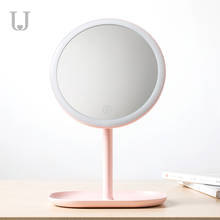 Youpin LED Makeup Mirror Touch Control LED Natural Fill Light desktop folding vanity mirror 3-tone light makeup mirror 2024 - buy cheap