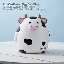 Hucha de plástico con forma de oso y conejo para atraer dinero, caja grande de ahorro para niños, regalo de Pascua 2024 - compra barato
