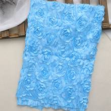2022 New Newborn Photography Props Rug Baby Photo 3D Rose Flower Backdrop Blanket New 2024 - buy cheap