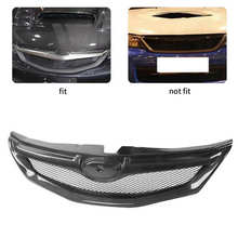 Car Front Grille Carbon Fiber Front Bumper Grill Mesh Glossy Black Fit for Subaru Impreza WRX STi 2008-2010 2024 - buy cheap