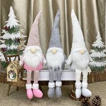 Fengrise Christmas Gnome Elf Doll Merry Christmas Decor for Home Table 2020 Cristmas Ornament Xmas Gift Noel Happy New Year 2021 2024 - buy cheap