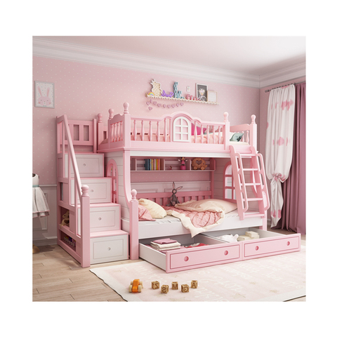 Foshan Modern Oak Wood Children 3 Foors Bed With Stairs Bunk Beds Kids Bedroom Furniture Sets For Boys Girls Buy Cheap In An Online Store With Delivery Price Comparison Specifications