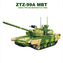 NEW 6103 1283pcs Military ZTZ 99A MBT Battle Tank WW2 Soldiers Army War Building Blocks Toys For Children 2024 - buy cheap