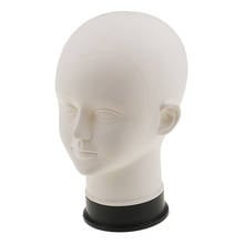 Cabeza de Maniquí de cosmetología blanca, modelo para niños, peluca, gafas, bufanda, sombrero, auriculares, soporte de exhibición 2024 - compra barato