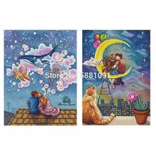 Lovers patterns Counted Cross Stitch 11CT 14CT 18CT DIY wholesale Chinese Cross Stitch Kit Embroidery Needlework Sets home decor 2024 - compre barato