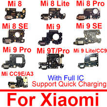 Placa de puerto de carga Usb para Xiaomi Mi 8 9 9T CC9 CC9E A3 Lite Pro SE cargador de carga Usb Plug Flex Cable piezas de repuesto 2024 - compra barato