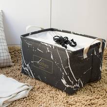 Large Cotton Linen Laundry Basket  Dirty Clothes Sundries Storage Organizer Foldable Storage Box Toy Desk 2024 - buy cheap
