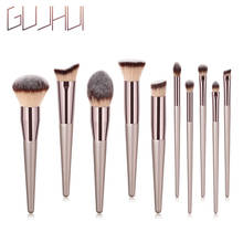 1Pcs Champagne Makeup Brushes Set for Foundation Powder Blush Eyeshadow Concealer Lip Eye Make Up Brush Luxury Cosmetics Tools 2024 - buy cheap