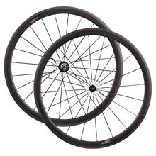 Juego de ruedas de carbono Powerway R13 para bicicleta de carretera, Cubo de rodamiento de cerámica, 38mm de profundidad, 25mm, en forma de U, 700C, Clincher Tubular 2024 - compra barato