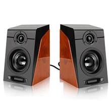 3Wx2 Computer Speakers with Surround Stereo USB Wired Powered Multimedia Speaker for PC/Laptops/Smart Phone 2024 - buy cheap