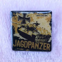 Germany Tank destroyer badge Jagdpanzer pin WW2 retro military collection 2024 - buy cheap