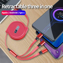 3 in 1 Retractable USB Cable Fast Charging Type C Cable Phone Charger Data Charge Micro USB C Cable Mobile Phone Cable USB Cord 2024 - buy cheap