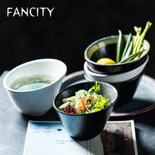 Горячий горшок для ресторана FANCITY, креативная керамическая чаша для ресторана, зеленая чаша для овощей, большая наклонная глубокая чаша, нестандартная посуда 2024 - купить недорого