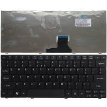 Новая английская клавиатура для ноутбука Acer Aspire One 751 ZA3 752 753 722 721 ZA3 ZA5 ZA8 MS2298 MS2297 MS2296, черная английская клавиатура 2024 - купить недорого