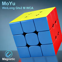 Moyu Weilong GTS2 M WCA 3x3x3 Magnetic Magic Speed Cube Stickerless Professtional Magnets Puzzle Cube weilong GTS2M WCA 2024 - buy cheap