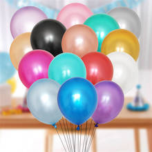 Globo de látex nacarado de 10/12 pulgadas para fiesta de cumpleaños, boda, decoración de Navidad, regalo para Bebé y Niño, globo redondo de oro rosa, 20 Uds. 2024 - compra barato