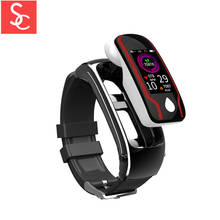 Smart Talk Band Activity Fitness Tracker Blood Pressure Smart Bracelet Sport Wristband Earphone Band 2 in 1 Monitor Smart Watch 2024 - buy cheap
