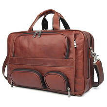Портфель Newsbirds мужской кожаный, деловая сумка для 17-дюймового ноутбука, сумка для работы и поездок на колесах 2024 - купить недорого