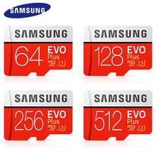 SAMSUNG-tarjeta de memoria Micro SD, 256GB, 32 GB, 64GB, 128GB, 512 GB, SDHC, SDXC, grado EVO + C10, UHS, TF, Flash 2024 - compra barato