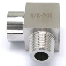 3/8 "bsp fêmea ao cotovelo masculino da linha 90 deg 304 adaptador de encaixe de tubulação de aço inoxidável conector pressão de funcionamento 2.5 mpa 2024 - compre barato