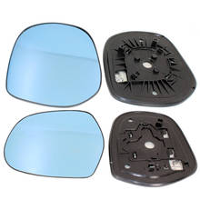 Espejo retrovisor con atenuación automática para Toyota Prado, espejo con cristal calefactado azul, con indicador de giro LED, vista panorámica 2024 - compra barato