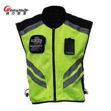 Motorcycle Reflective Vest Jacket Moto Safty Waistcoat Warning Clothing High Visibility Vest Team Uniform Off-Road Racing Vest 2024 - buy cheap