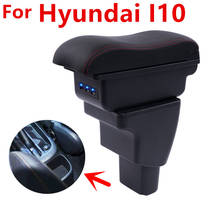 Descanso de braço para hyundai i10, caixa central de armazenamento, com suporte para copo, cinzeiro, interface usb 2006 ~ 2017 2024 - compre barato