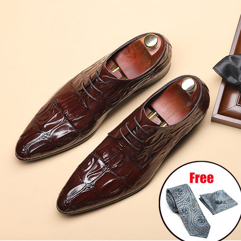 Phenkang mens formal shoes genuine leather oxford shoes for men black 2020 dress wedding business laces leather brogues shoes 2022 - купить недорого