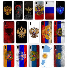 084AA-funda de silicona suave para Meizu Pro 7 Plus X8 C9 Pro Note 9, con emblema de la bandera de Rusia, regalo 2024 - compra barato