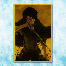 Japanese Anime Attack On Titan Poster Eren Jaege Mikasa·Ackerman Art Silk Canvas Retro Print For Home Room Decor-006 2024 - buy cheap