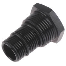 Adaptador roscado de filtro de aceite automotriz, accesorio negro de 1/2-28 a 3/4-16 13/16 3/4 NPT, 1 unidad 2024 - compra barato