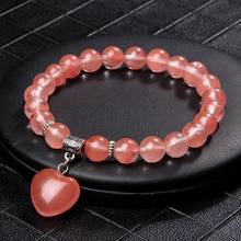 Love Heart Pendant Charm Natural Stone Beads Bracelet Unakite Malachite Turquoises Jewelry For Women Men Creative Christmas Gift 2024 - buy cheap