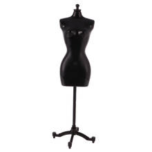 Display Holder Dress Clothes Mannequin Model Stand for 1/6 Dolls Black/White 2024 - buy cheap