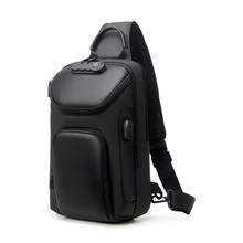 Men Backpack Sling Bag Crossbody Backpack Shoulder Daypack Rucksack for Men USB Anti-Theft Men'S Chest Bag 2024 - buy cheap
