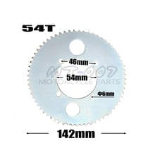 T8F 54 Tooth 54mm Mini Moto Steel Rear Chain Sprocket For 2 Stroke 47cc 49cc Chinese Pocket Bike Goped Scooter Kids ATV Quad 2024 - buy cheap