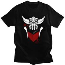 Ufo Robot Grendizer Japanese Anime T Shirt for Men 100% Cotton Tee Goldrake Goldorak Tshirt Short-Sleeve Casual T-shirt Gift 2024 - buy cheap