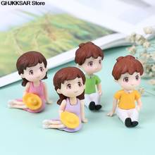 1Pair Sweety Lovers Couple Figurines Miniature Craft Fairy Garden Gnome Moss Terrarium Gift DIY Ornament Garden Decor new 2024 - buy cheap