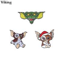 Horror Monster Badges Cool Pins Metal Brooches Lapel Pin Jacket Badge Enamel Pins Brooches Fashion Accessory For Friends G0689 2024 - buy cheap