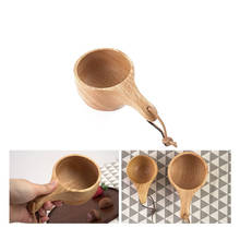 Copo de madeira de borracha, estilo japonês, copo de madeira para leite, café da manhã, caneca, leite, garrafa de água, ferramentas de cozinha 2024 - compre barato