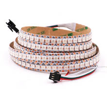 144LED LED Strip Light RGB 5050 SMD Waterproof 5V DC WS2812B 30LED 60LED Flexible LED Tape Lights Pixel String 1m 2m 3m 4m 5m 2024 - buy cheap