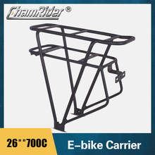 Bicicleta equipaje doble capa 26 negro 28 pulgadas 700C batería de bicicleta de la parte posterior ajustable deber percha para bicicleta 2024 - compra barato