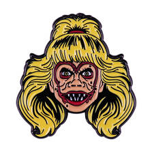 Night of The Demons Evil Suzanne Lapel Pin Horror Demon Girl Badge Scary Halloween Night Party Flair Addition Is My Makeup Ok? 2024 - buy cheap