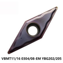 Original VBMT VBMT110304-EM VBMT110308-EM VBMT160404-EM VBMT160408-EM YBG205 YBG202 Turning Tools Carbide Inserts CNC Cutter 2024 - buy cheap