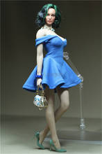 TBLeague-vestido azul sin tirantes escala 1/6, modelo Morning Glory para figura de acción de 12 pulgadas, Colección Phicen 2024 - compra barato