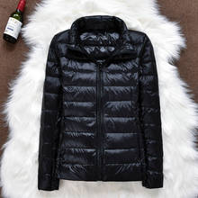 2019 Autumn Women's Jackets Ultra-thin Overcoat Ladies Slim Long Sleeve Female Jacket Warm Coat Plus Size 3XL Duck Fur Down Tops 2024 - buy cheap