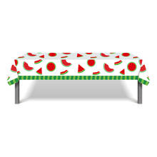 130*220cm Summer Watermelon Tablecloth Party Decorations Disposable Fresh Watermelon Tablecover Happy Birthday Kids Party Favors 2024 - buy cheap
