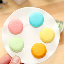 5pcs/pack Candy-colored Macarons Eraser Set School Office Supplies Kids Gifts For Studemts 2024 - buy cheap