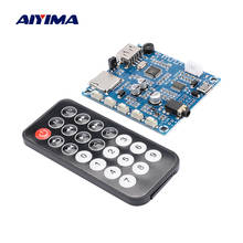 AIYIMA Bluetooth 5,0 усилитель мощности 2x3 Вт стерео Bluetooth аудио приемник MP3 декодер поддержка U диск TF карта FM радио 2024 - купить недорого
