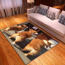 Cats and dogs mats entrance hall non-slip modern living room thick carpets home bedroom large mat children crawl 3D printing rug 2024 - buy cheap